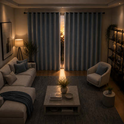 Linen Blackout Curtains | Haviraco