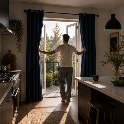 Linen Blackout Curtains | Haviraco