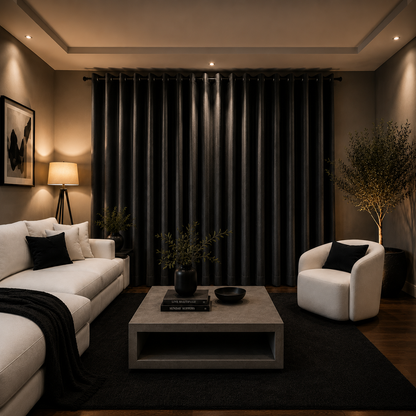 Linen Blackout Curtains | Haviraco