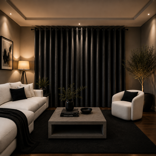 Linen Blackout Curtains | Haviraco