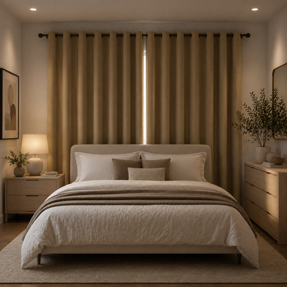 Linen Blackout Curtains | Haviraco