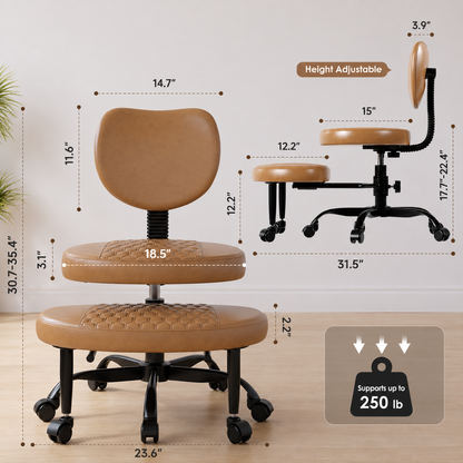 Haviraco FlowSeat Cross Legged Office Chair