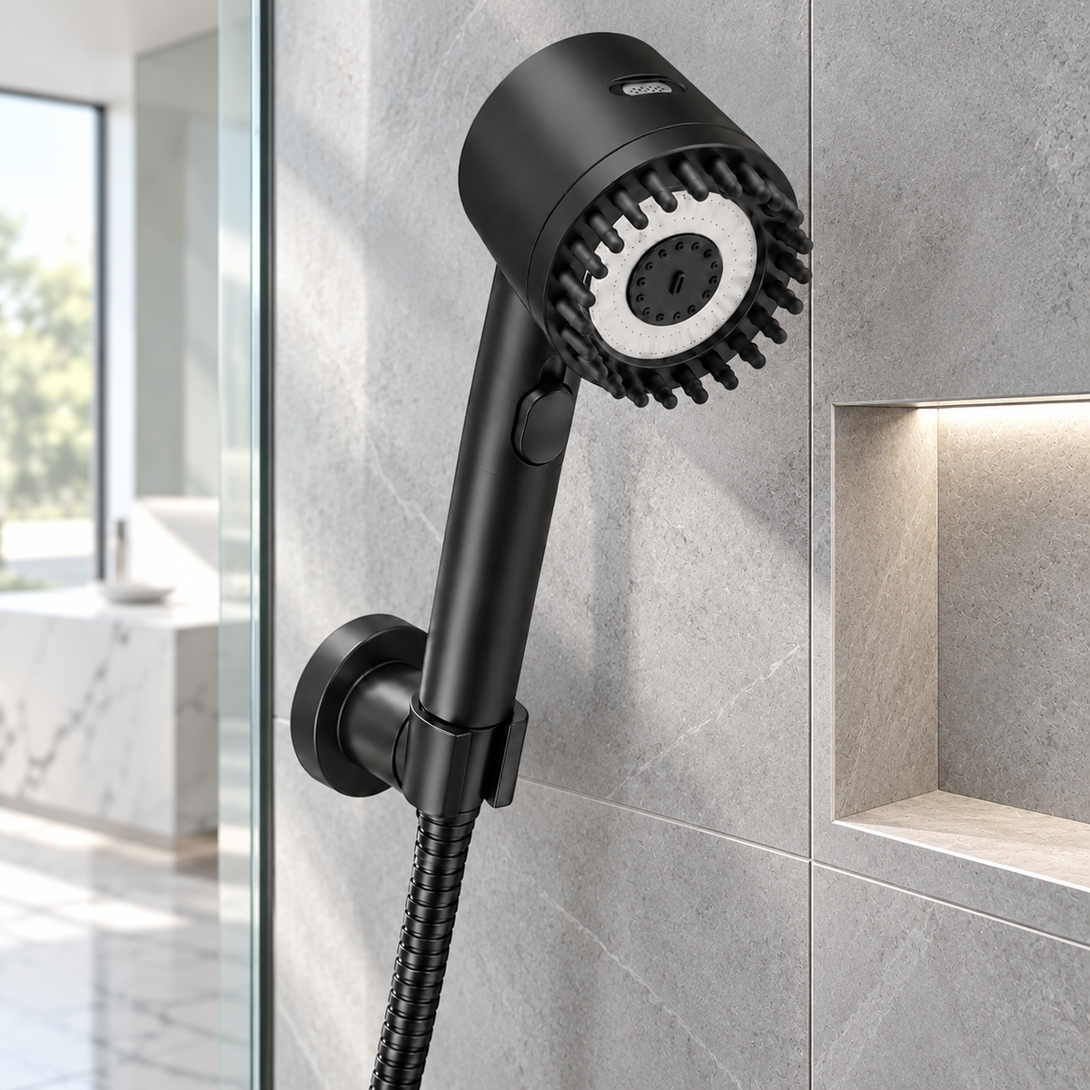 The Filter Massaging Showerhead