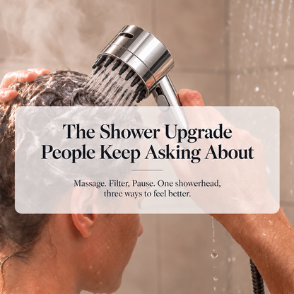 The Filter Massaging Showerhead