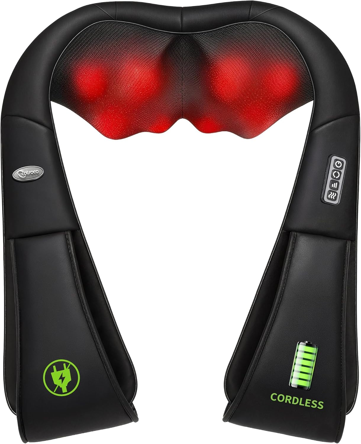 Neck Massager,Shiatsu Shoulder and Back Massager with Heat, Electric Deep Tissue Massage Pillow for Body Muscle Pain Relief,Best Gifts Mom Dad Women Men,Home, Office Car Use